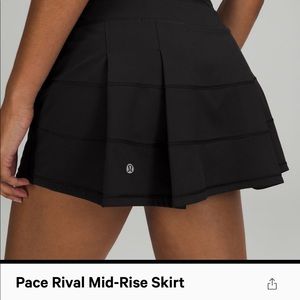 Lululemon Pace Rival Mid-Rise Skirt SIZE 10